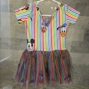 Wild Rich Kids Rainbow Stripe Tutu Leo